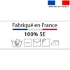 Étiquettes textiles thermocollantes - Mention "Soie"