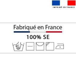 Étiquettes textiles thermocollantes - Mention "Soie"