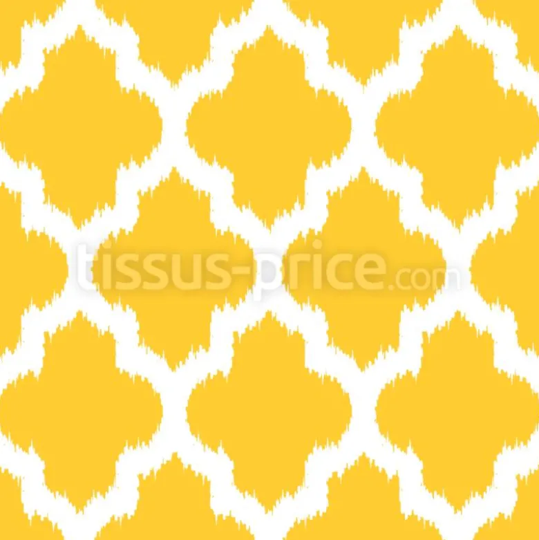 Tissu arabesque orientale personnalisé