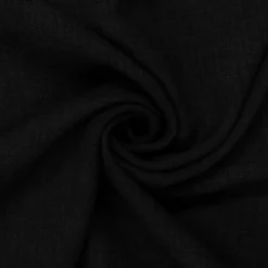 Tissu aspect lin noir