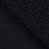 Tissu bouclette aspect lainage noir