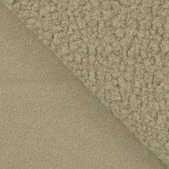 Tissu bouclette aspect lainage beige