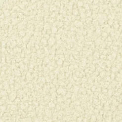 Tissu bouclette aspect lainage écru