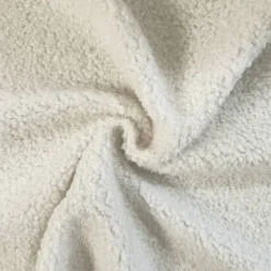 Tissu bouclette écru