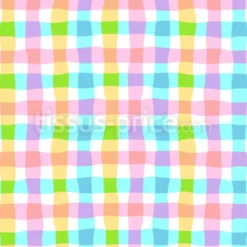 Tissu carreaux fantaisie personnalisé
