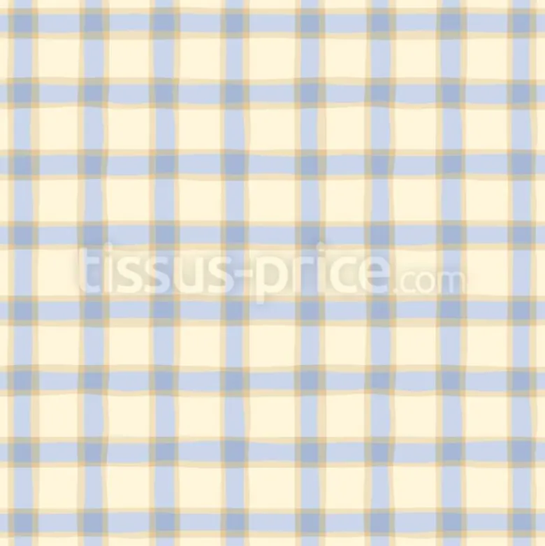 Tissu carreaux vichy cottage personnalisé