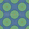 Tissu cercles tourbillonnants personnalisé