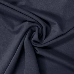 Tissu crêpe satiné bleu marine