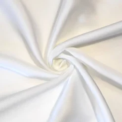 Tissu crêpe satiné écru