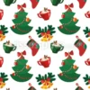 Tissu esprit de Noël personnalisé