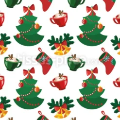 Tissu esprit de Noël personnalisé