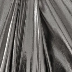 Tissu extensible lamé argent