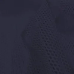 Tissu filet mesh bleu marine en coton bio