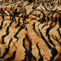 Tissu fourrure Velboa tigre