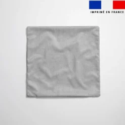 Tissu imperméable gris perle aspect lin