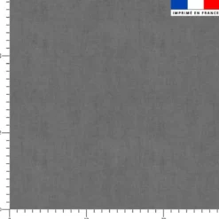 Tissu imperméable gris souris aspect lin