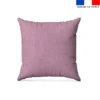 Tissu imperméable mauve aspect lin