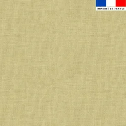 Tissu imperméable motif chiné aspect lin beige