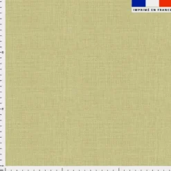 Tissu imperméable motif chiné aspect lin beige