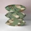Tissu imperméable motif jungle abstrait