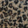 Tissu lainage bouclette motif léopard