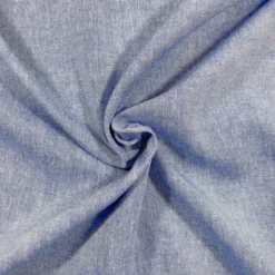 Tissu lin mélangé bleu