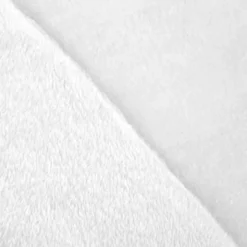 Tissu microfibre pour lingette lavable blanche