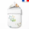 Tissu minky imprimé safari animaux aquarelle