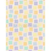 Tissu mosaïque pastel personnalisé