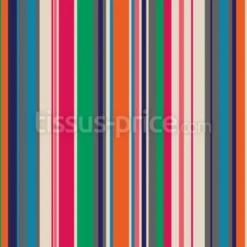 Tissu multi rayures intemporelles personnalisé