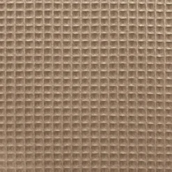 Tissu nid d'abeille beige galet