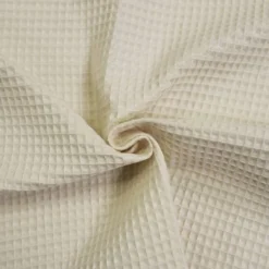 Tissu nid d'abeille écru