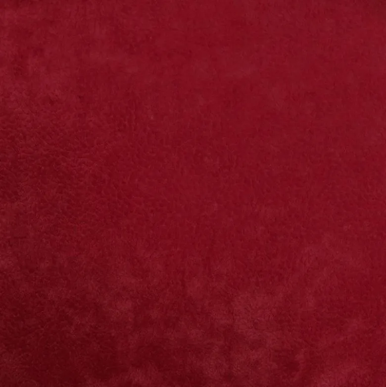Tissu Nubuck rouge