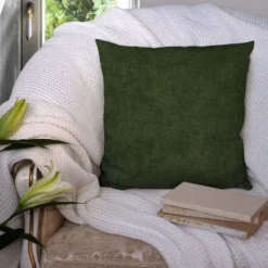 Tissu Nubuck vert
