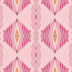 Tissu ondes graphiques personnalisé