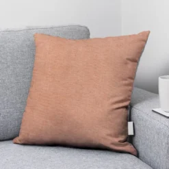 Tissu polycoton grande largeur corail
