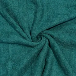 Tissu éponge bleu paon