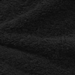 Tissu éponge noir