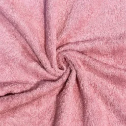Tissu éponge rose fane