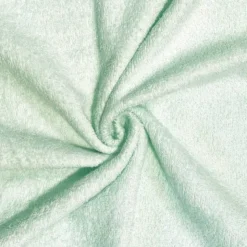 Tissu éponge vert d'eau