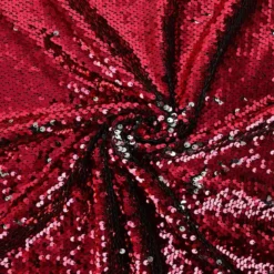 Tissu sequins shiny rouge cerise