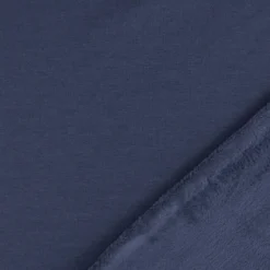 Tissu sweat / polaire microfibre bleu
