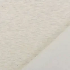 Tissu sweat / polaire microfibre gris chiné