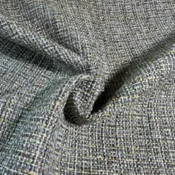 Tissu tweed coco vert et ocre