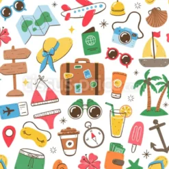 Tissu vacances d'été personnalisé