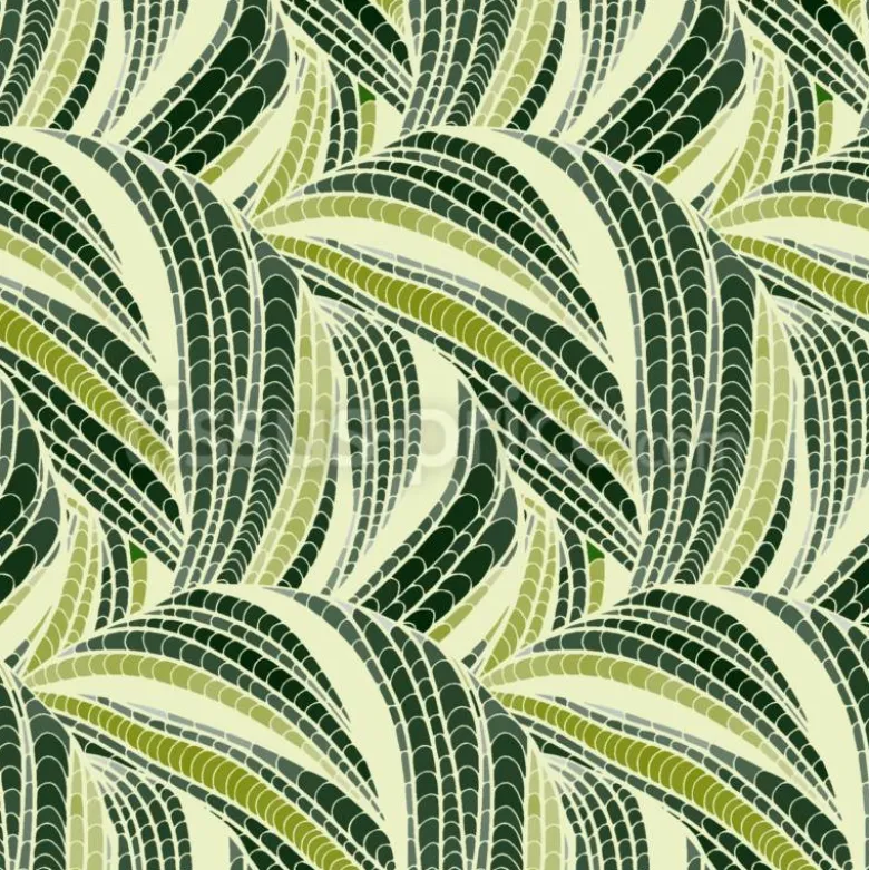 Tissu Vague de la jungle personnalisé