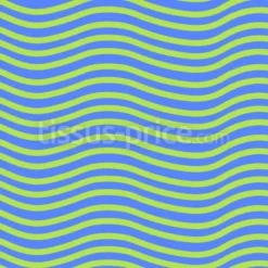 Tissu Vagues dessinées à la main personnalisé