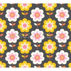 Tissu Vallée des Fleurs personnalisé