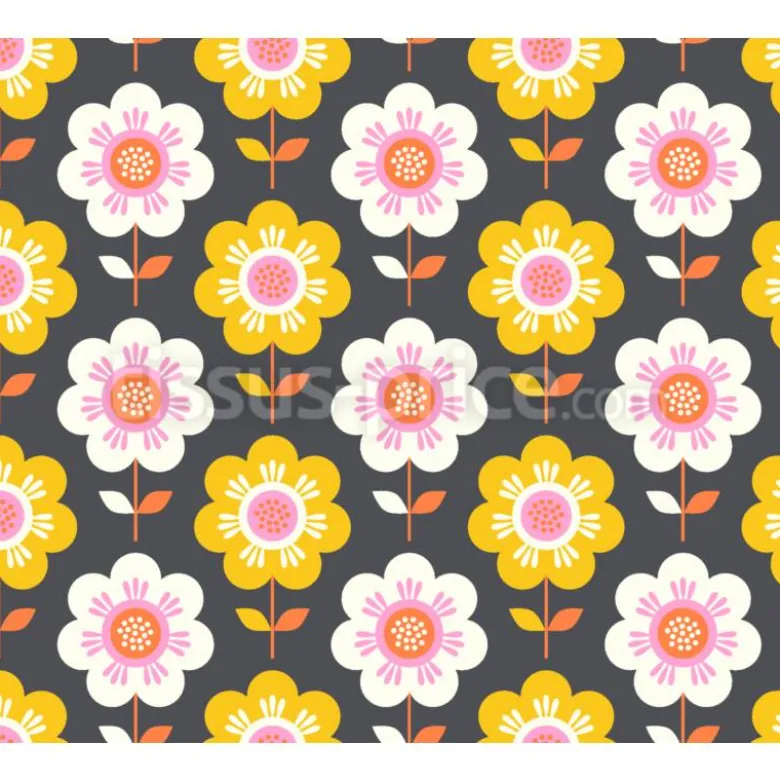 Tissu Vallée des Fleurs personnalisé
