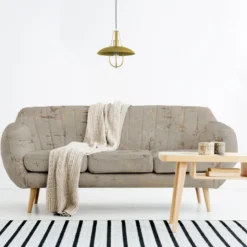 Tissu velours frappé Astral beige